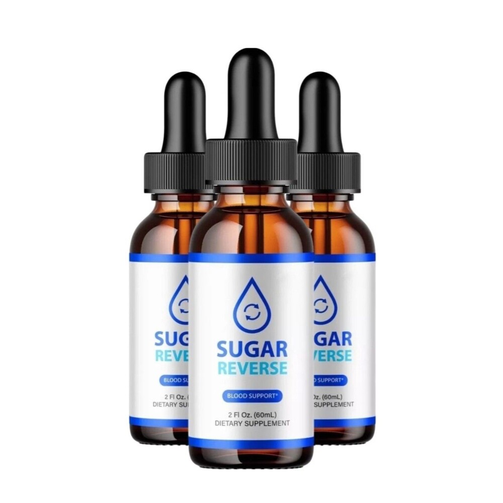 (3 Pack) Sugar Reverse Drops, Natural Blood Support Formula, SugarReverse Drops